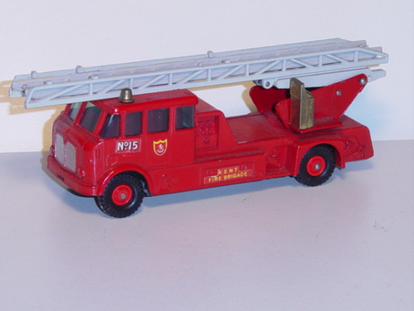Merryweather Fire Engine, karminrot, No. 15 / KENT FIRE BRIGADE, Matchbox King Size, mb