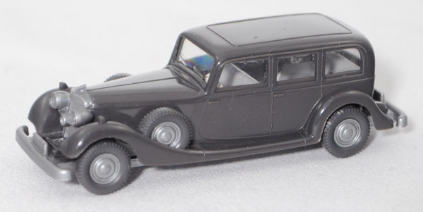 001a Horch 850 (Typ viertürige Pullman-Limousine, Modell 1935-1937), anthrazit (grau), Wiking, 1:87