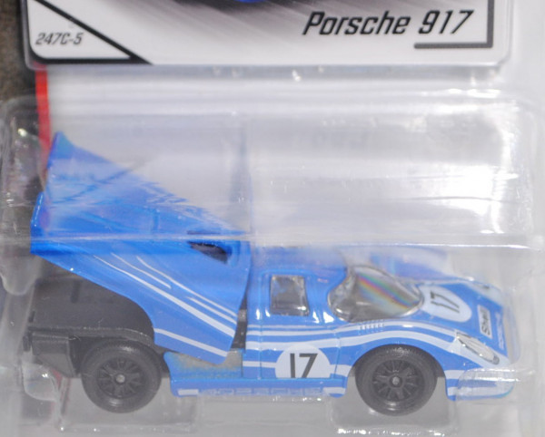 Porsche 917/4.5 Kurzheck Coupé, blau, 12h von Sebring 1970, Nr. 17, Nr. 247C-5, majorette, 1:60, mb