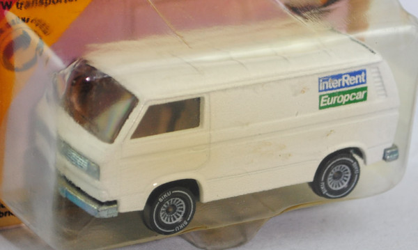 00005 VW Transporter 2,0 Liter (Typ T3, Modell 1979-1982), reinweiß, innen lichtgrau, Lenkrad integr