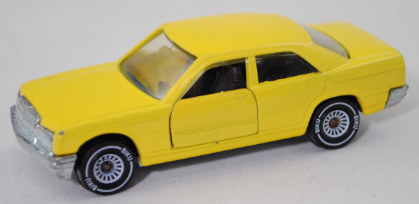 06404 HU Mercedes-Benz 190 E (W 201, Mod. 1982-1988), zinkgelb, innen grau, SIKU / Metchy, 1:55, m-