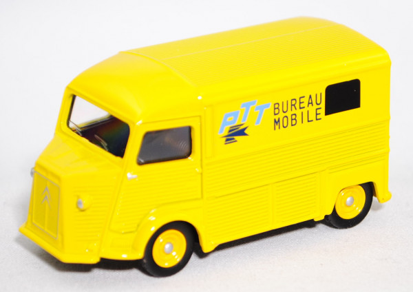 Citroen Typ HY (Mod. 48-81) Mobiles Büro / Postwagen,gelb, PTT / BUREAU / MOBILE, ca. 1:58, Norev