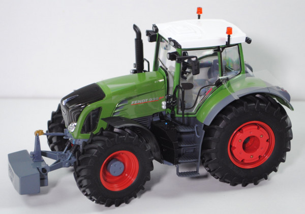 Fendt 939 Vario ET Traktor (Mod. 2010-2015), resedagrün/grau, Wiking, 1:32, Werbeschachtel (Limited)