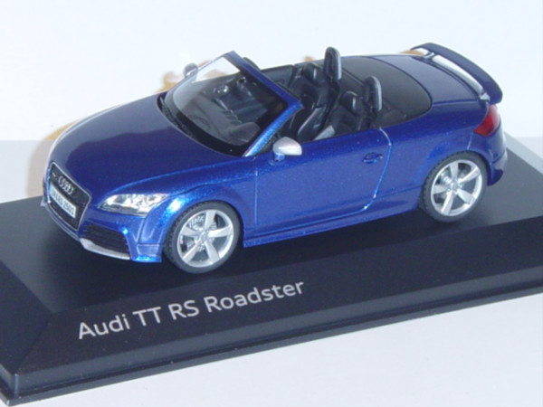 Audi TT RS Roadster, Mj. 09, sepangblau, Schuco, 1:43, Werbeschachtel
