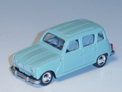 Renault 4L, Baujahr 1964, Modell 1961-1967, hell-türkisblau, 1:54, Norev RETRO, mb