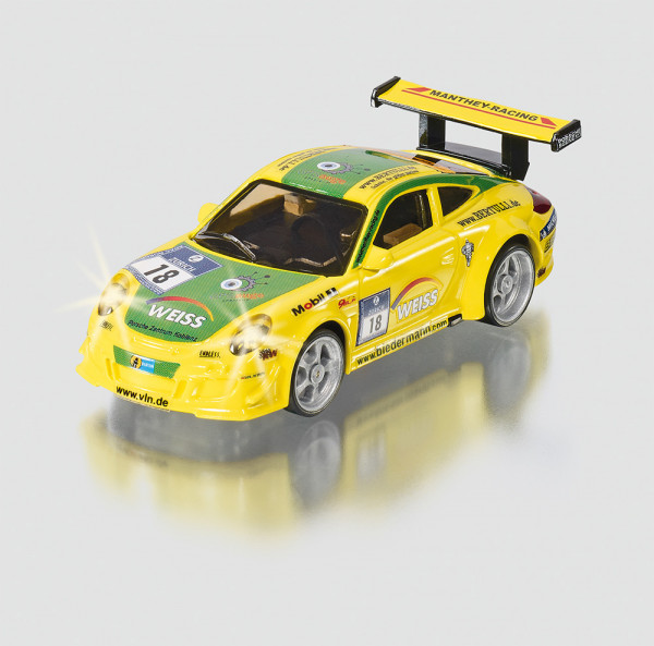 Manthey Porsche 911 GT3 RSR, gelb/grün, 24h Nürburgring 2011, Team: Manthey Racing, Fahrer: Marc Lie
