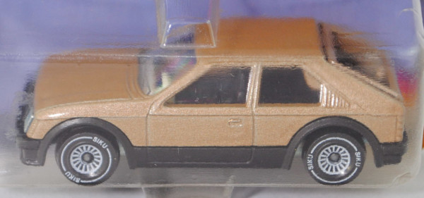00004 Opel Kadett 1.3 SR (5. Gen., Typ D, Modell 1979-1981), hell-riedbraunmet., SIKU, 1:55, P21 m-