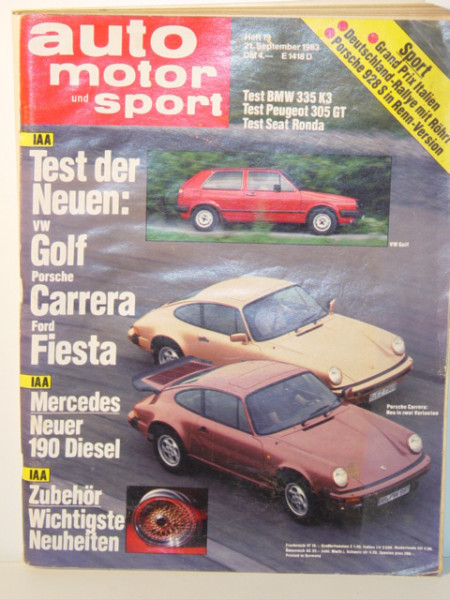 auto motor und sport, Heft 19, 21. September 1983