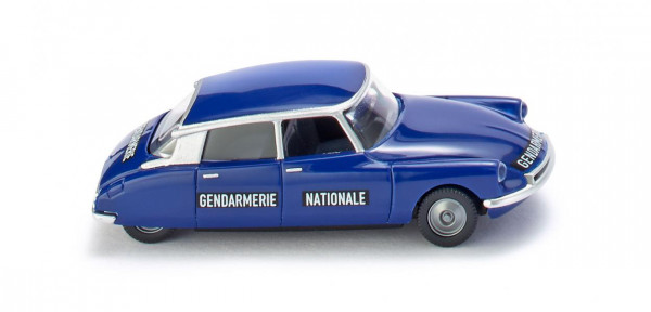 Gendarmerie - Citroen ID 19 (1. Gen., Modell 1957-1962), dunkel-ultramarinblau, Wiking, 1:87, mb