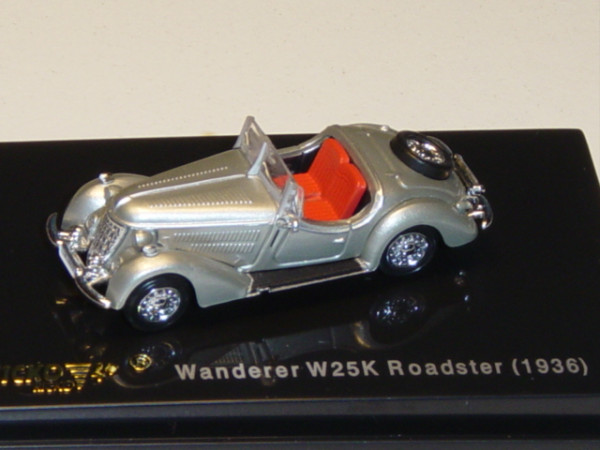 Wanderer W25K Roadster 1936, silber, Ricko / Busch, 1:87, PC-Box