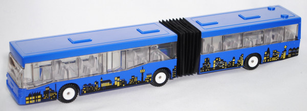 00000 Mercedes-Benz O 405 GN2 Niederflur-Gelenkbus (Mod. 94-96), blau, m. Aufkleber, SIKU, 1:55, L15