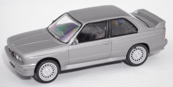 BMW M3 (Baureihe E30, Modell 1986-1989), lachssilber metallic, Norev Jet-car / Youngtimers, 1:43, mb