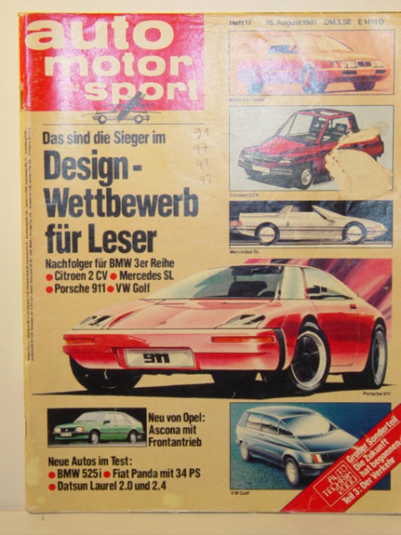 auto motor und sport, Heft 17, 26. August 1981