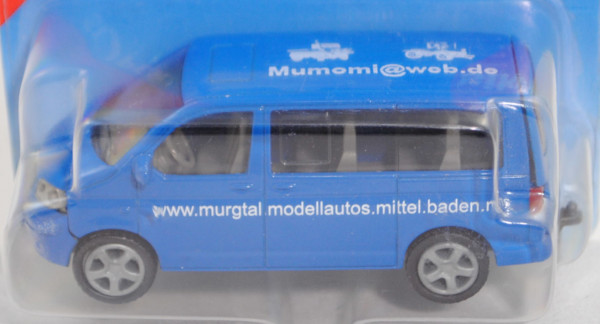 00000 Mumomi VW T5.1 Multivan (Modell 2003-2009), hell-signalblau, Mumomi@web.de, SIKU, P28b