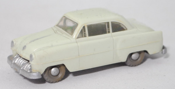 00003 Opel Olympia Rekord Limousine (Typ Modell '53, Modell 1953-1954), hell-weißgrün, Siku Plastik