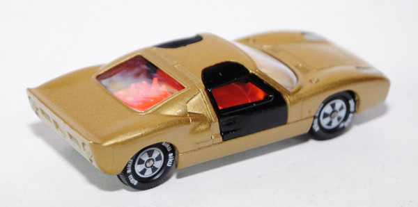 00003 Ford GT 40, goldmetallic/schwarz, Verglasung klar, R10, P12h mit ®