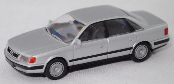 Audi 100 quattro 2.8 E (4. Gen., Baureihe C4, Modell 1990-1994), silbermetallic, Rietze, 1:87, mb