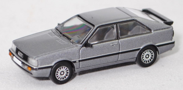 Audi Coupé GT (1. Gen., B2, Typ 81C, Mod. 1984-1987), steingrau met., Premium ClassiXXs®, 1:87, mb
