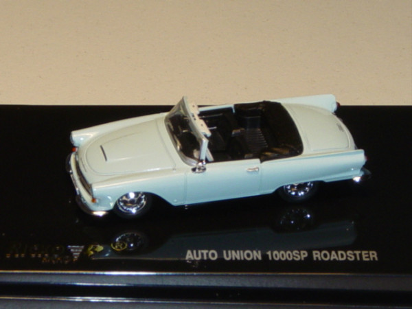 Auto Union 1000 SP Roadster, hellblau, Ricko / Busch, 1:87, PC-Box