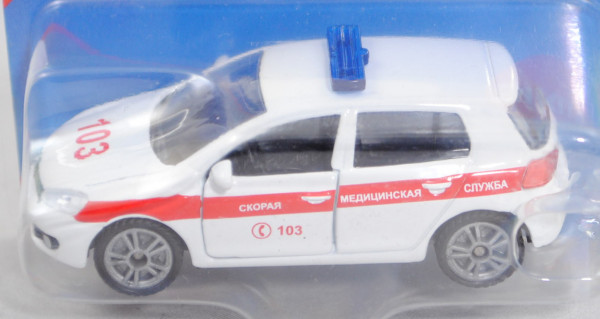 07500 RU VW Golf VI 2.0 TDI (Typ 1K, Modell 2008-2012) Ambulance Car, weiß, C 103, P29e (Limited)