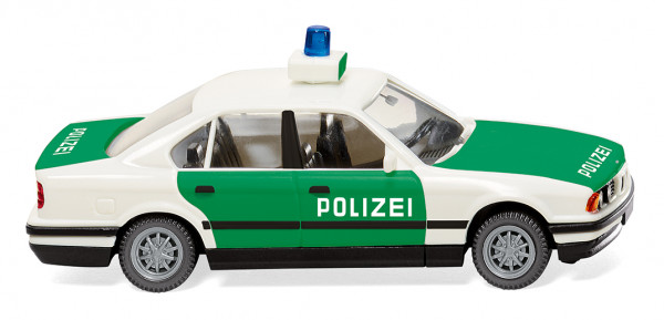Polizei - BMW 525i (3. Generation, Baureihe E34, Modell 1988-1994), weiß, POLIZEI, Wiking, 1:87, mb