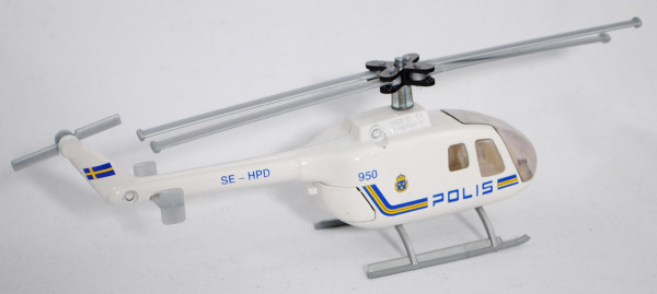 03000 S Polizei-Hubschrauber MBB Bo 105 CBS-5 Superfive (Modell 1980-2001), cremeweiß, innen reinwei