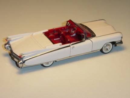 Cadillac Eldorado 1959, perlweiß, Türen und Motorhaube zu öffnen, Franklin Mint, 1:43