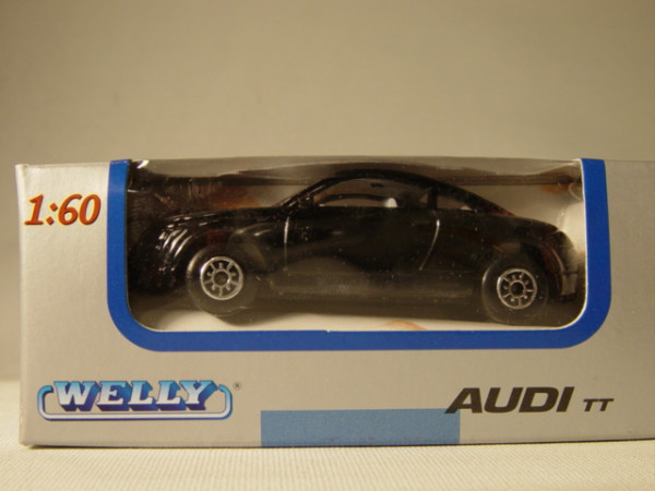 Audi TT Coupe, schwarz, Welly, 1:60, mb