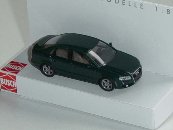 Audi A4, Mj. 2004, tannengrün, Busch, 1:87, mb