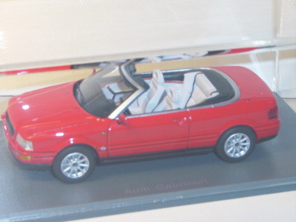 Audi Cabrio, Mj. 91, rot, Neo, 1:43, mb