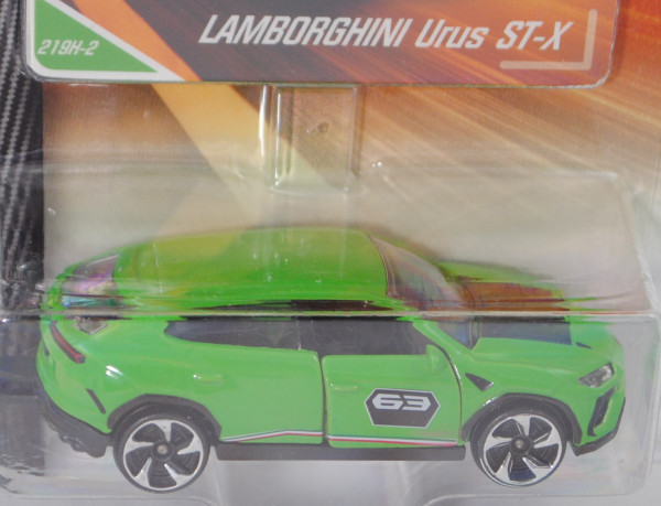 Lamborghini Urus ST-X Concept (Mod. 2019) (Nr. 219H), gelbgrün, Nr. 219H-2, majorette, 1:64, Blister