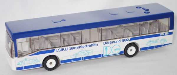 Mercedes-Benz O 405 N Linienbus, blau/weiß, 1. Siku-Sammlertreffen Dortmund 1992, SIKU, 1:55, L13 m-