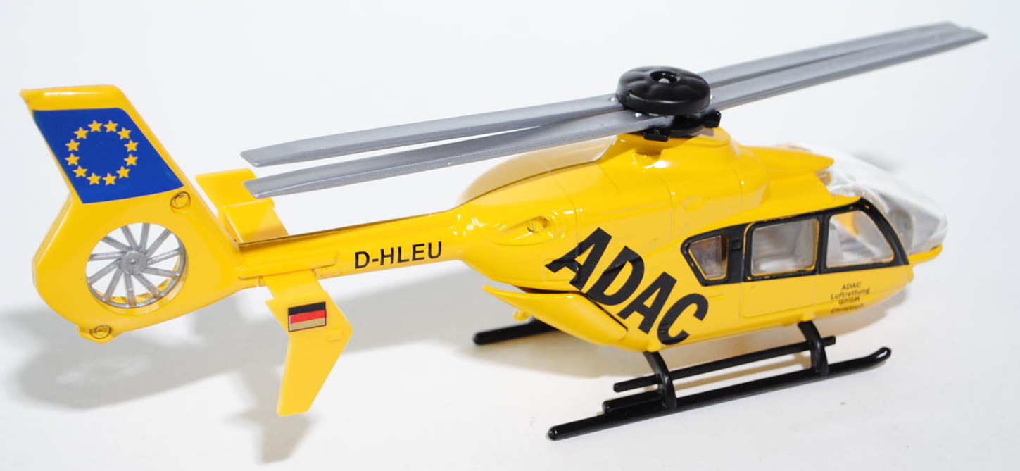 2539 SIKU Spielzeug Modell Rettungshubschrauber Hubschrauber Notarzt ADAC 