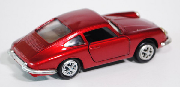 Porsche 911 (Typ Urmodell), Modell 1963-1973, rubinrotmetallic, Türen + Haube vorne zu öffnen, GAMA