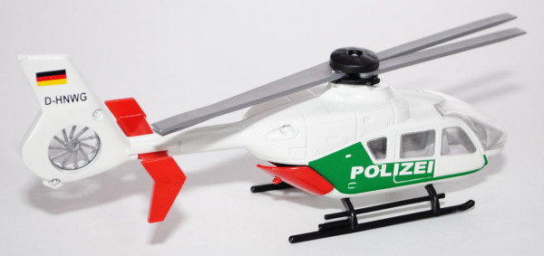 00000 Eurocopter EC 135 (Mod. 96-13) Polizei-Hubschrauber, weiß/grün, POLIZEI / D-HNWG, L15 (Polizei