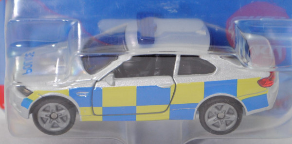 00600 GB BMW M3 Coupé (E92, Mod. 2010-2013) Great Britain Police, silber, POLICE, SIKU, 1:58, P29e