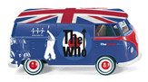 VW Transporter (Typ T1), ultramarinblau, The Who / The Magic Bus, Wiking, 1:87, mb
