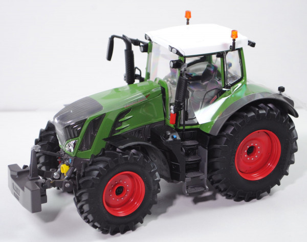 Fendt 828 Vario Traktor (2014), resedagrün/grau, Wiking, 1:32, Werbebox Limited Edition, 1st Edition