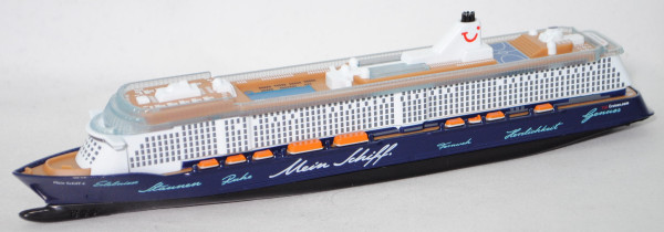 00402 Kreuzfahrtschiff Mein Schiff 4 (Baunr. NB-1384, Indienstst. 15.05.2015), SIKU, 1:1396, L17mpK