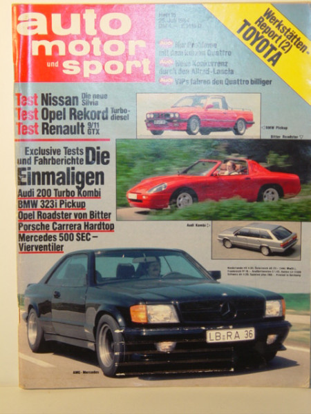 auto motor und sport, Heft 15, 25. Juli 1984