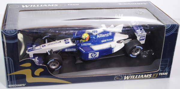 Williams FW24, reinweiß/ultramarinblau, Team Williams-BMW F1 Team (2. Platz), Fahrer: Ralf Schumache