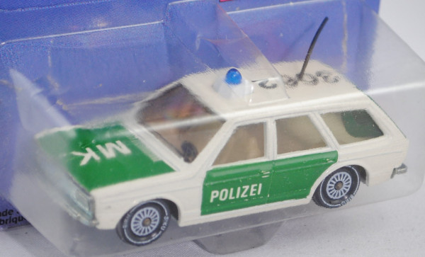 00011 VW Passat Variant (B1, Typ 33, Modell 1974-1977) Polizei-Lautsprecherwagen, cremeweiß/minzgrün