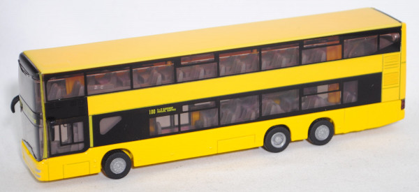00000 MAN Lion&#039;s City DD mit 3 Türen Doppelstock Linienbus (Modell 2004-2017), gelb, 1:87, L17mpK