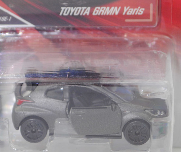 Toyota GRMN Yaris Circuit Package (Baureihe XP21, Modell 2022-2024), grau, majorette, 1:58, Blister