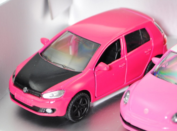00602 Pink-Set VW: Golf VI (Mod. 08-12) + The Beetle (Mod. 2011-)) + Scirocco III (Mod. 09-14), mb
