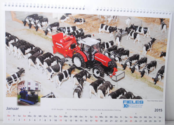 TRAKTORADO® Kalender 2015, Modellkalender mit 13 landwirtschaftlichen Motiven