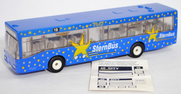 00005 Mercedes-Benz O 405 N Niederflur-Linienomnibus (Mod. 1990-1994), blau, SternBus, SIKU, 1:55