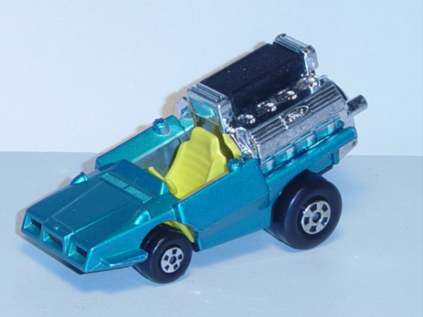 Tyre Fryer, wasserblaumetallic, Chassis schwarz, innen zinkgelb, Matchbox Series