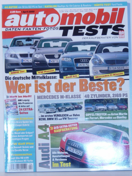 automobil TESTS, Heft 4, April 2005