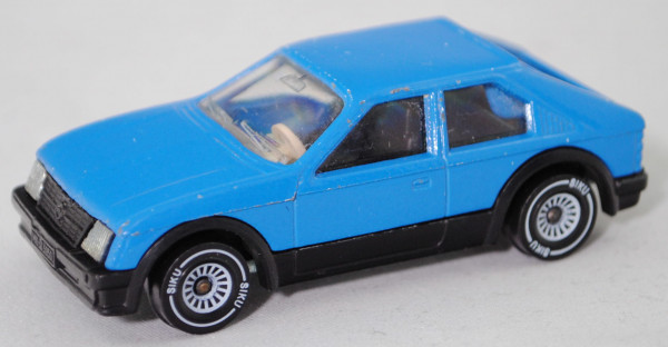 00005 Opel Kadett 1.3 SR (5. Gen., Typ D, Modell 1979-1981), himmelblau, SIKU, 1:55, Lackabplatzer